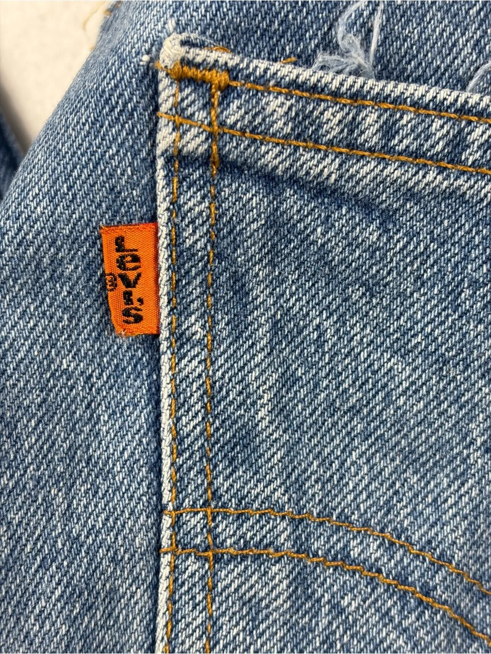 Vtg Levi’s 505 Orange Tab Jeans W36 L32 Made in USA 575 Straight Leg